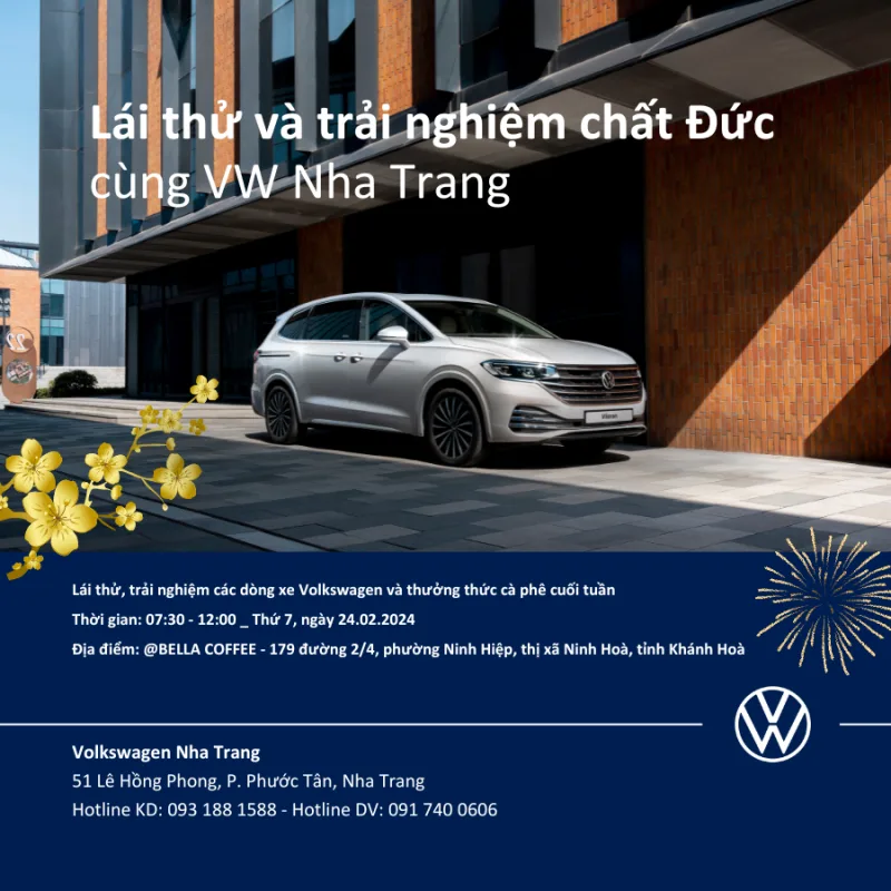 Lái Thử Và Trải Nghiệm Chất Đức Cùng Vw Nha Trang Tại Ninh Hoà
