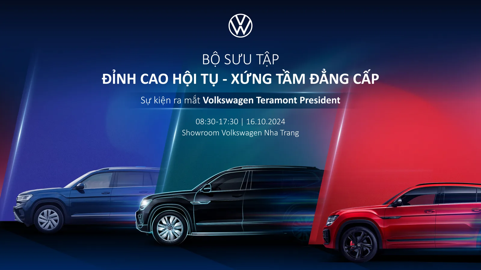 SỰ KIỆN RA MẮT XE VOLKSWAGEN TERAMONT PRESIDENT TẠI NHA TRANG