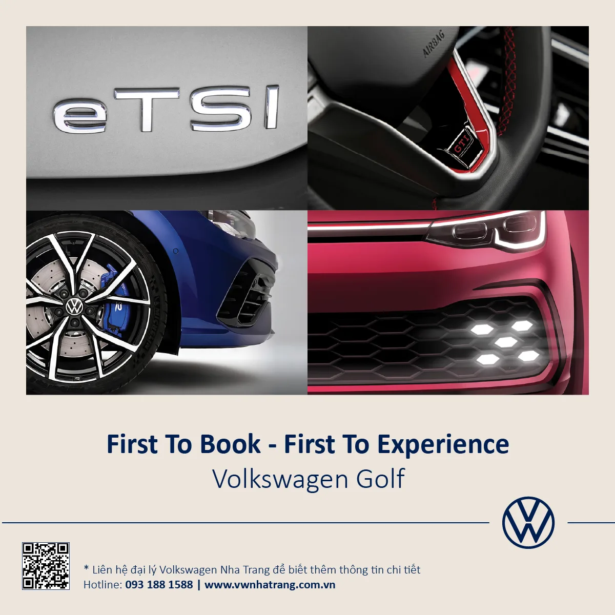 Pre-booking Volkswagen Golf